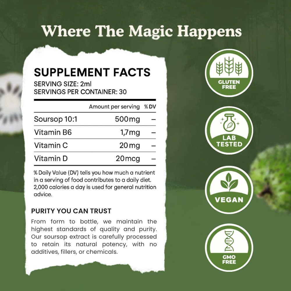 100% Pure Soursop Extract